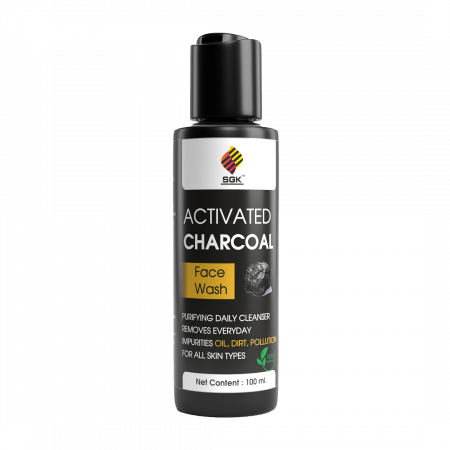 SGK CHARCOAL FACE WASH FRONT